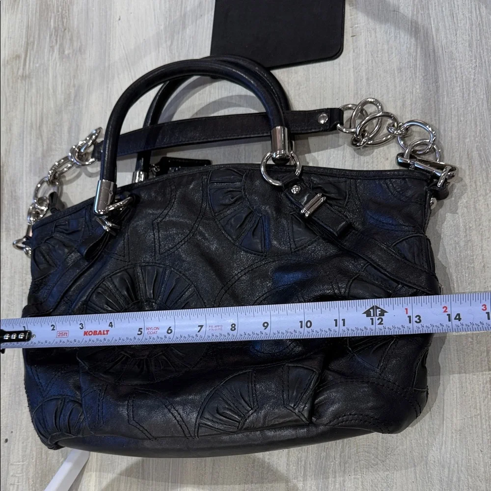 Coach Limited Edition Opt Art Maddison Sophia Leather Shoulder Bag
